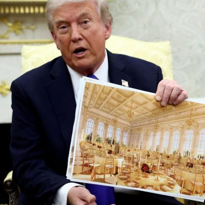Trump sued by preservation group over $300m White House ballroom